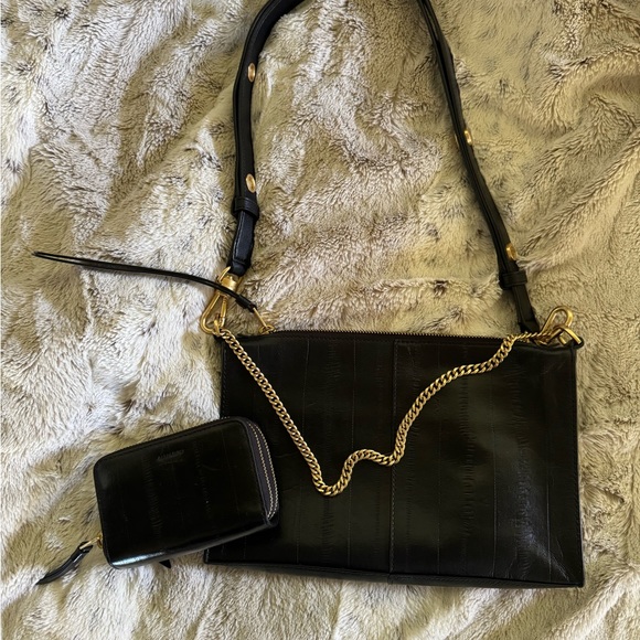 AllSaints Eve crossbody bag and matching wallet - Picture 2 of 12